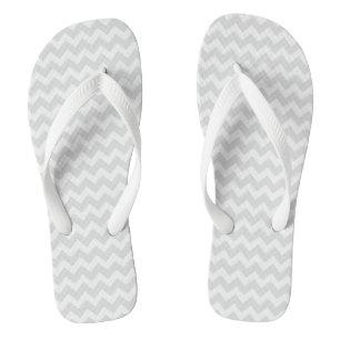 Grey Chevron Jandals
