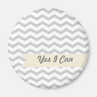 Grey Chevron Magnet