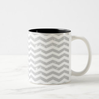 Grey Chevron Mug