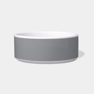 Grey Chiseled Stone Solid Colour Print, Neutral Bowl
