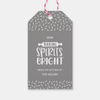 Grey | Christmas Baking Spirits Bright