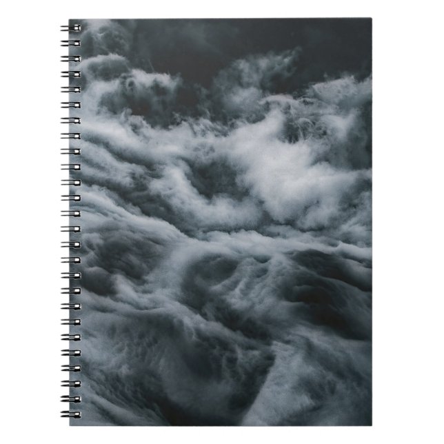Grey clouds painting notebook (Front)