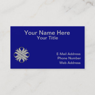 Grey Clover Ribbon by Kenneth Yoncich Business Card
