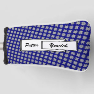 Grey Clover Ribbon by Kenneth Yoncich Golf Head Cover