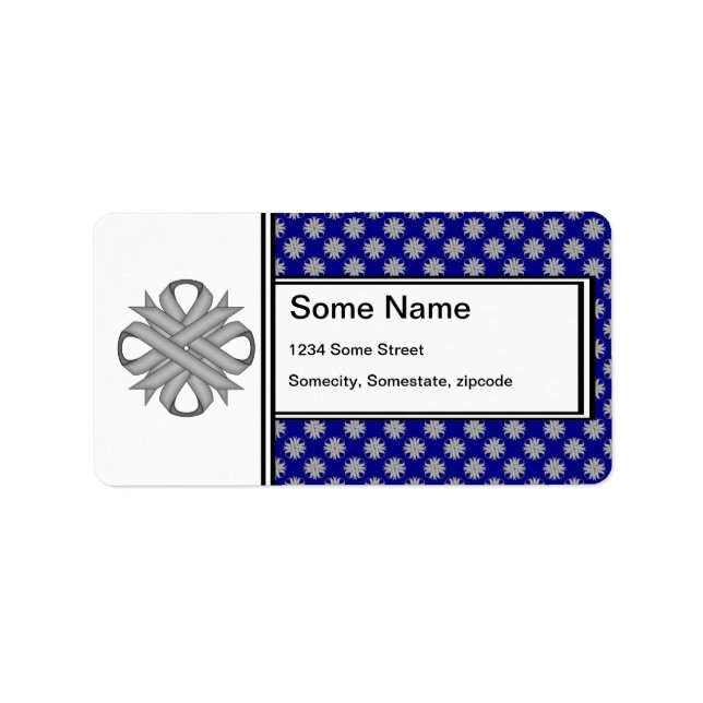 Grey Clover Ribbon by Kenneth Yoncich Label (Front)