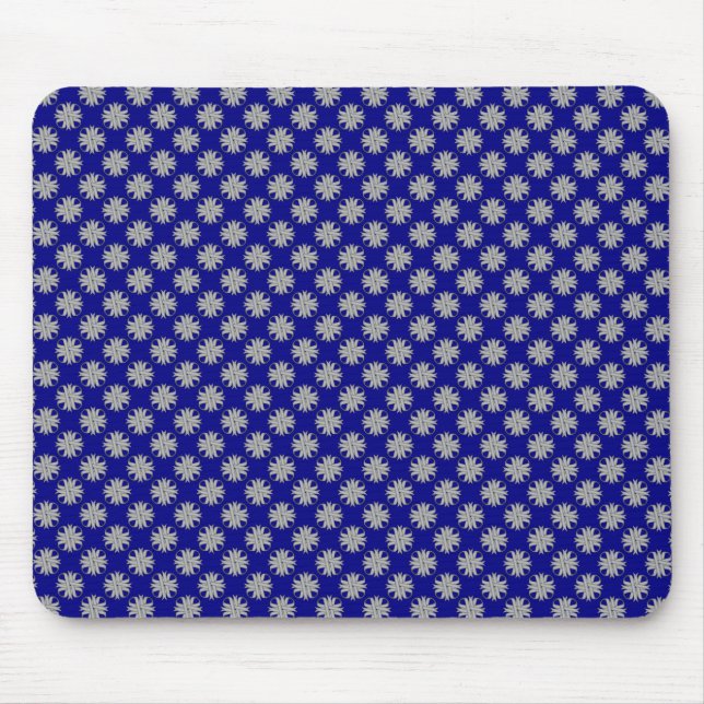 Grey Clover Ribbon by Kenneth Yoncich Mouse Pad (Front)