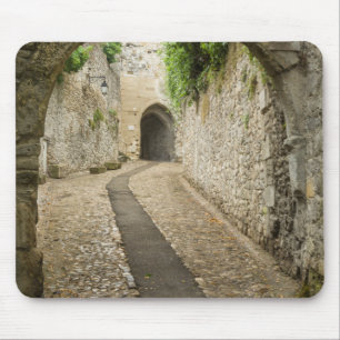 Grey Cobblestone street, France Mouse Pad