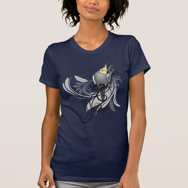 Grey Cockatiel T-Shirt (Front)
