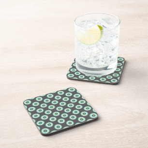 Grey Combination Circles by Shirley Taylor Coaster