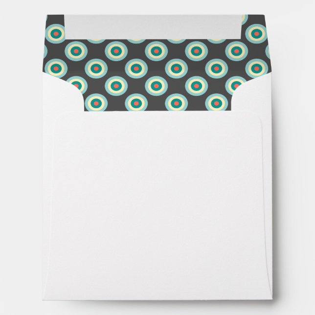 Grey Combination Circles by Shirley Taylor Envelope (Back (Bottom))