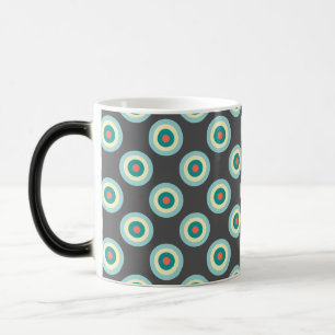 Grey Combination Circles by Shirley Taylor Magic Mug