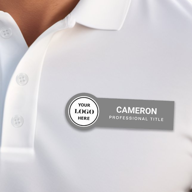 Grey Company Logo Name Tag (Creator Uploaded)