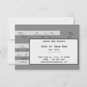 grey concert ticket