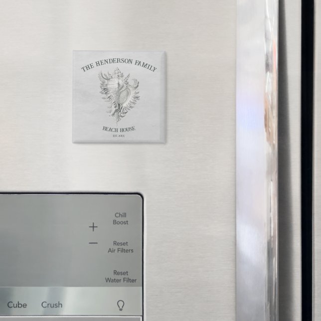 Grey Conch Shell Magnet (In Situ (Fridge))