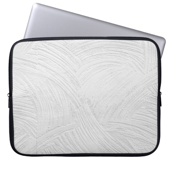 Grey concrete surface laptop sleeve (Front)