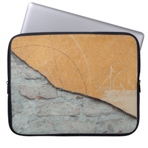 Grey concrete surface laptop sleeve