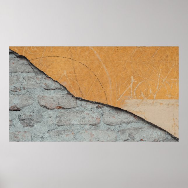 Grey concrete surface poster (Front)