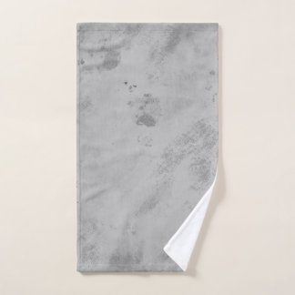 Grey Concrete Texture Background Rustic Distressed Hand Towel