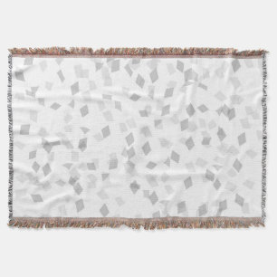 Grey Confetti Throw Blanket