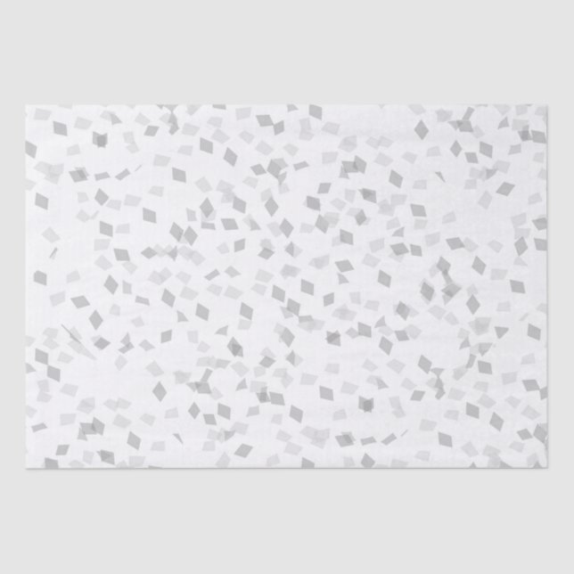 Grey Confetti Tissue Paper (Front)