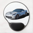 Grey Corvette mouse pad