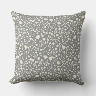 Grey Cottage Botanical Design Cushion