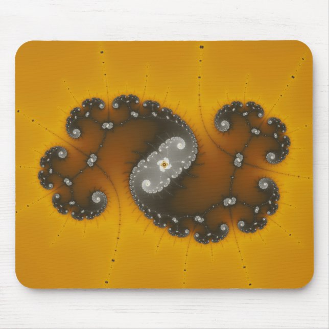 Grey Creature - Fractal Mousepad (Front)