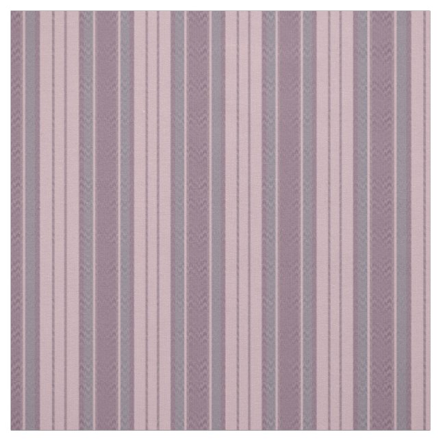 Grey Crimson Chevron Stripes Fabric (Swatch)