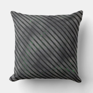 Grey cross stripes, small squares, greenish fund? cushion