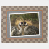 Grey Crowned Crane Bird Photography Print