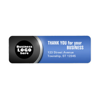 Grey Curve & Blue "THANK YOU for your BUSINESS"