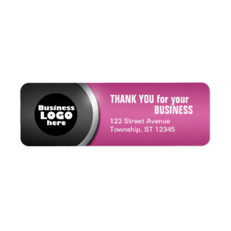 Grey Curve & Fuchsia "THANK YOU for your BUSINESS"