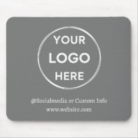 Grey Custom Logo Modern Minimalist Business Staff