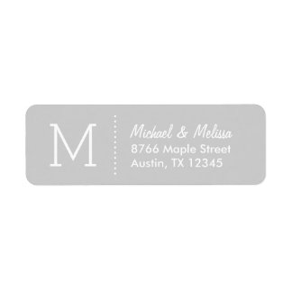 Grey Custom Monogram