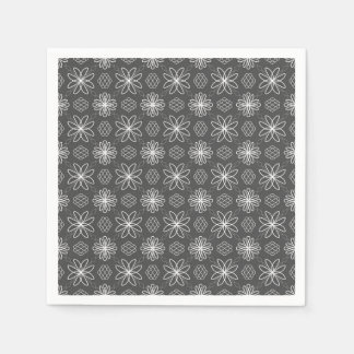 Grey Design Napkin
