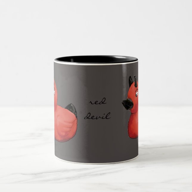 Grey Devil Duck Mug (Center)