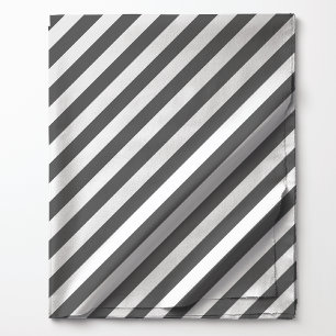 Grey Diagonal Stripes Pattern Fabric