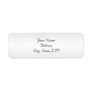 Grey Diamond with Rounded Corners Return Address