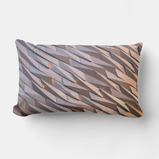 Grey digital lumbar cushion (Front)