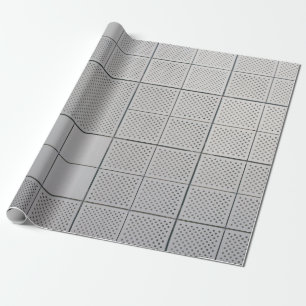 Grey digital wrapping paper