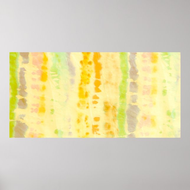 Grey Dirty Art Painting. Shibori Pattern. Bardo Br Poster (Front)
