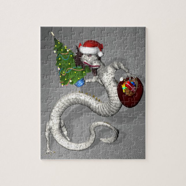 Grey Dragon 8x10 Jigsaw Puzzle (Vertical)