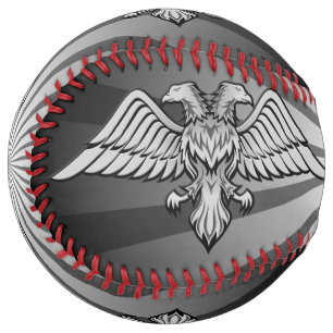 Grey eagle with two heads softball