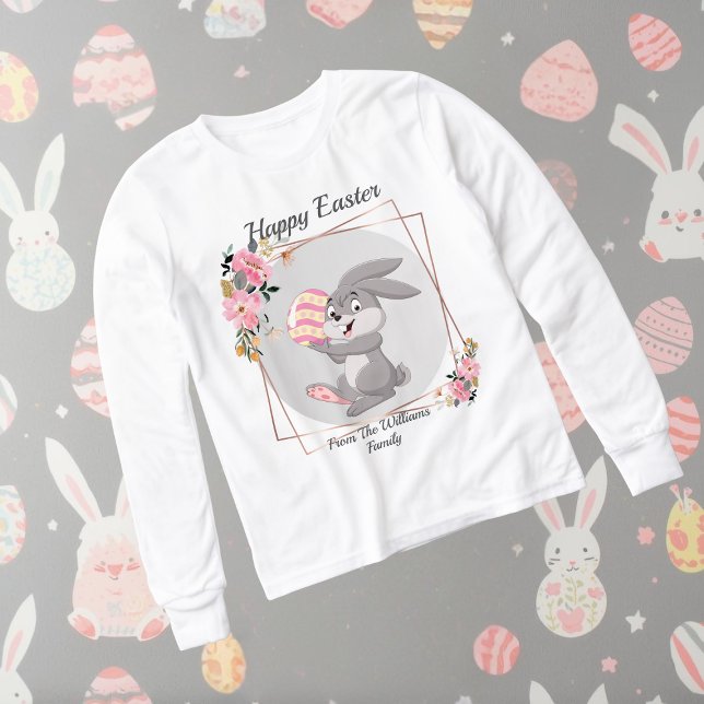 Grey Easter Bunny Personalised  (Creator Uploaded)