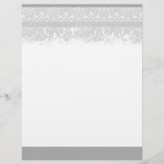 Grey Elegance Letterhead & Stationery