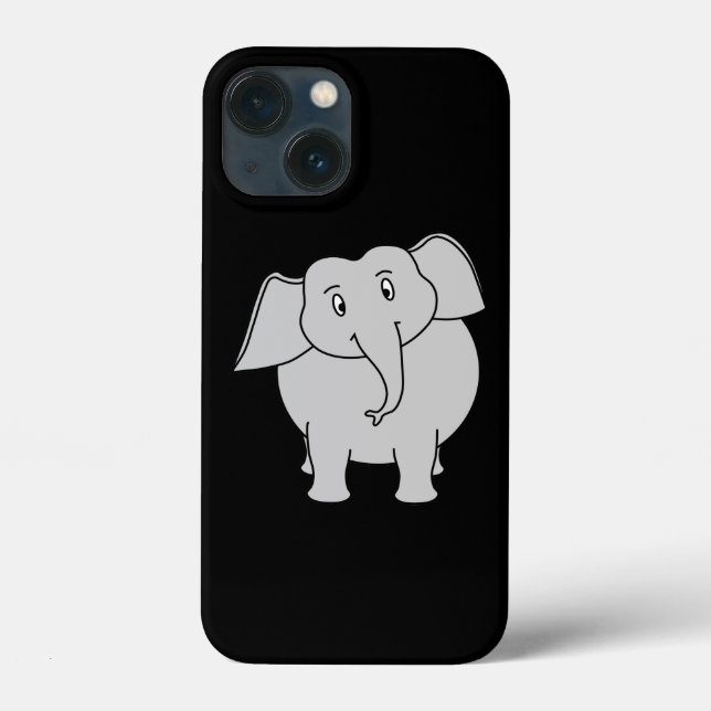 Grey Elephant. Case-Mate iPhone Case (Back)