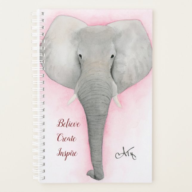 Grey Elephant Planner (Front)