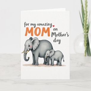 Grey Elephant Tenderness Card