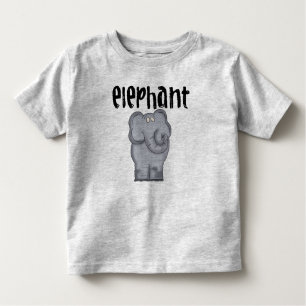 Grey Elephant Toddler T-Shirt