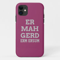 Grey Ermahgerd iPhone 5 Barely There Case